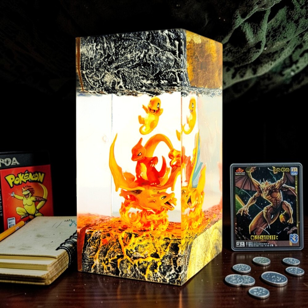 pokemon charizard lamp
