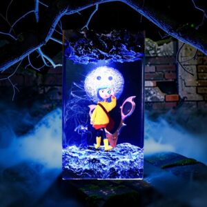 coraline resin lamp