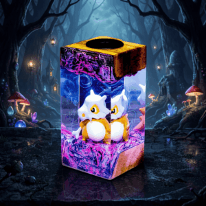 Alternative view of Cubone Lamp: Handcrafted Pokemon Resin Art for True Fans