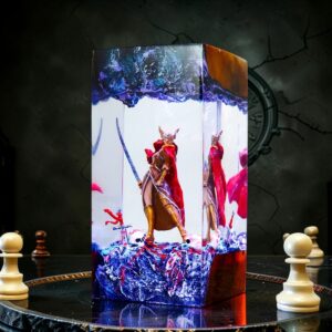 malenia resin lamp