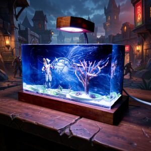 excalibur umbra resin lamp