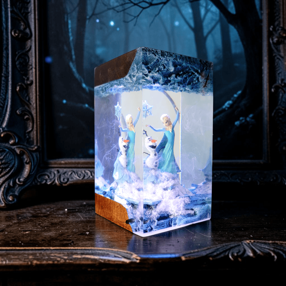 frozen elsa lamp