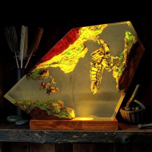 horizon zero dawn epoxy lamp