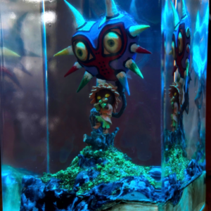 majora's mask resin lamp