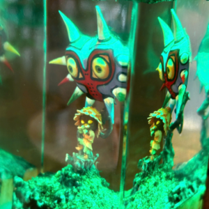 majora's mask resin lamp decor