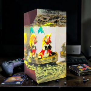 Mega Man Zero resin lamp decor