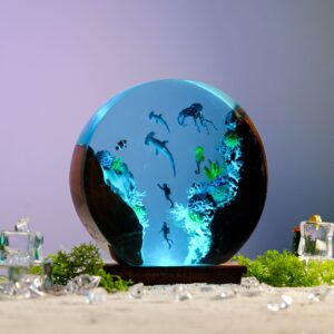 octopus table lamp decor
