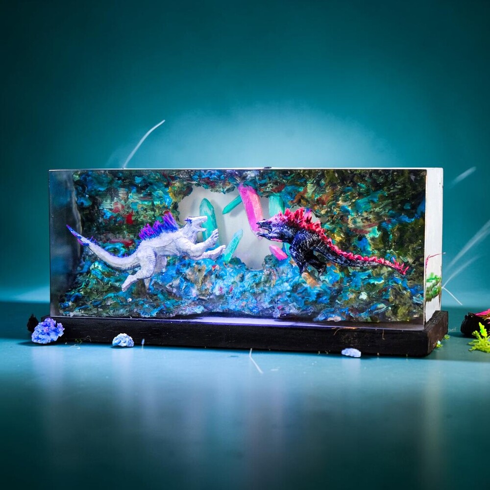 godzilla vs shimo lamp decor