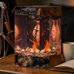 dark souls bonfire lamp decor