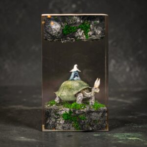 Alternative view of Handcrafted Ranni Elden Ring Lamp: Resin Decor