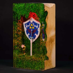 legend of zelda master sword lamp decor