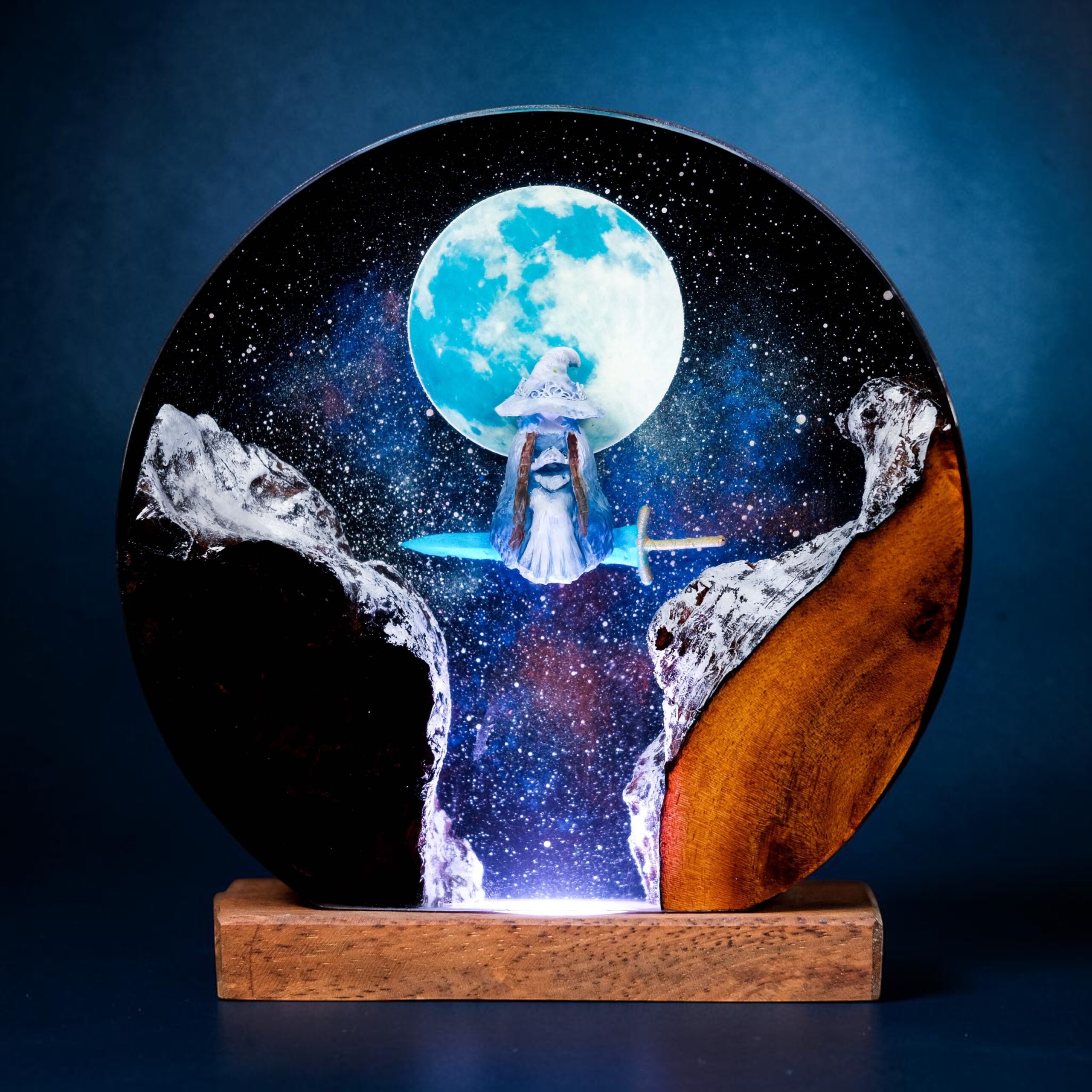 circle ranni elden ring resin lamp