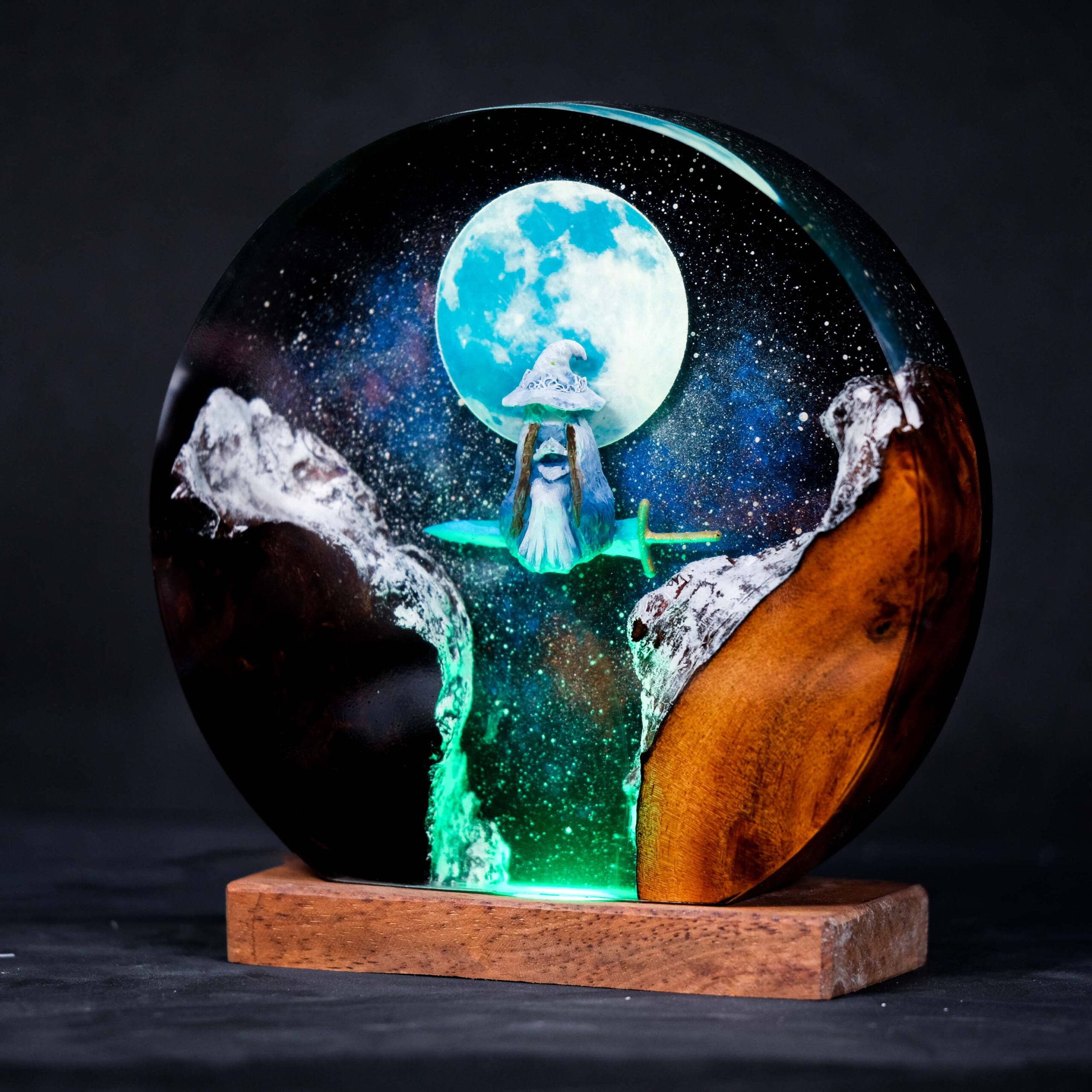 circle ranni elden ring resin lamp decor