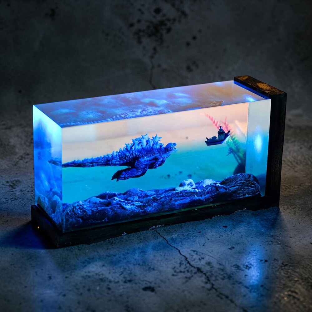 shin godzilla table lamp