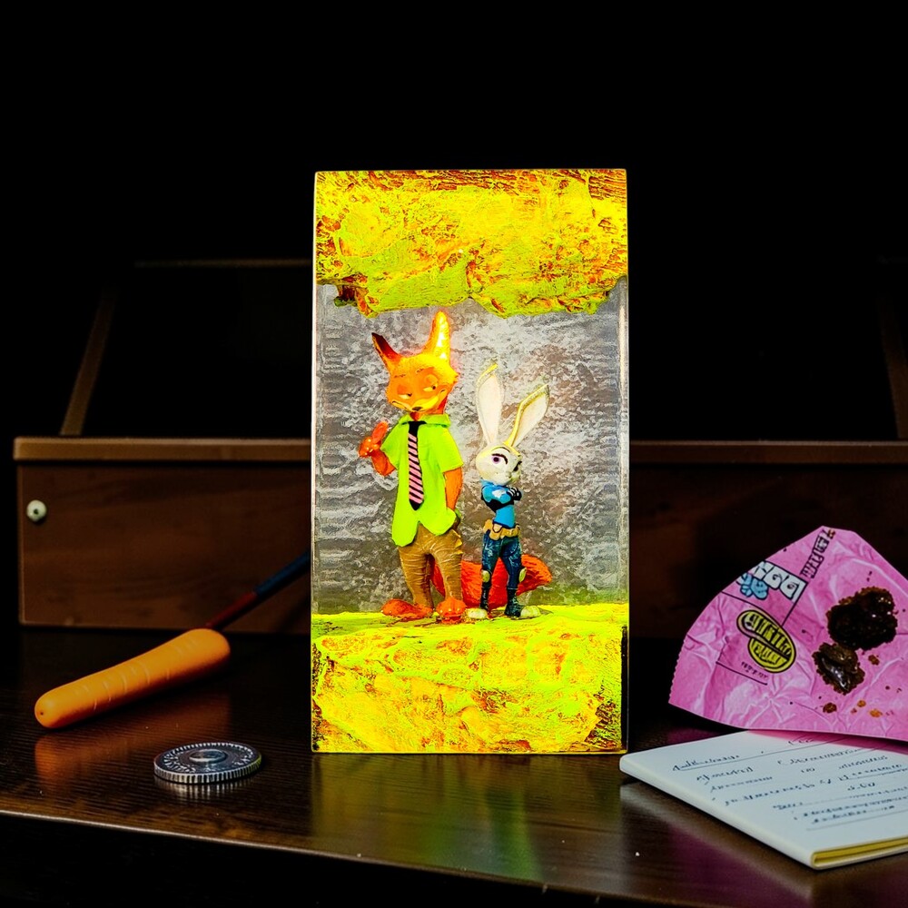 zootopia lamp decor