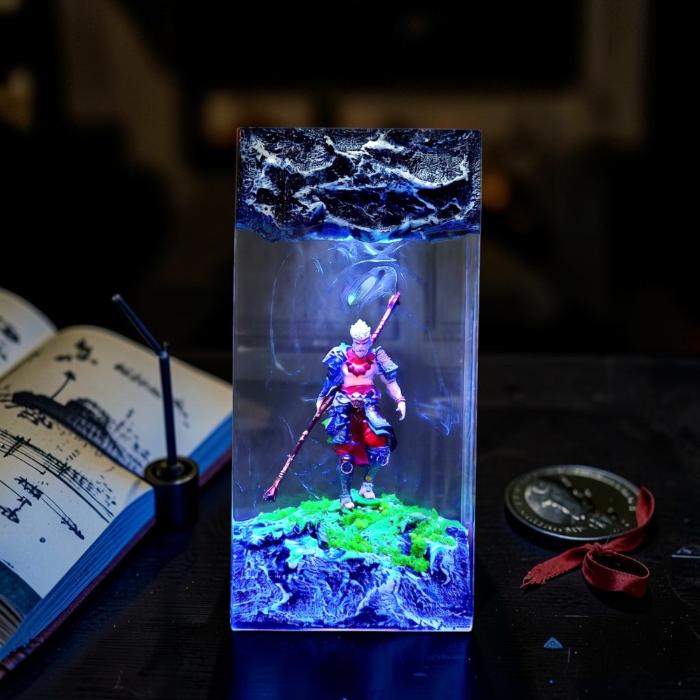 black myth wukong table lamp