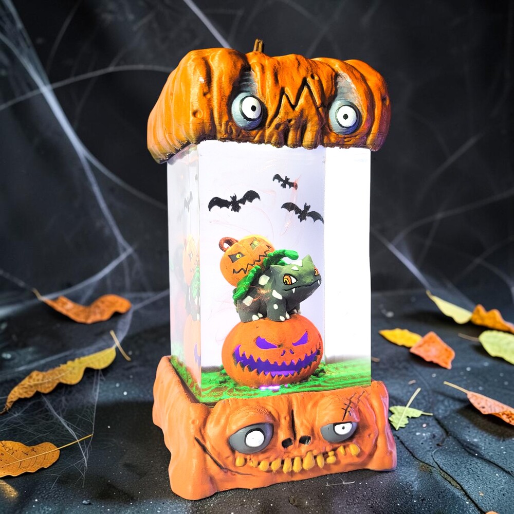 bulbasaur halloween resin table lamp