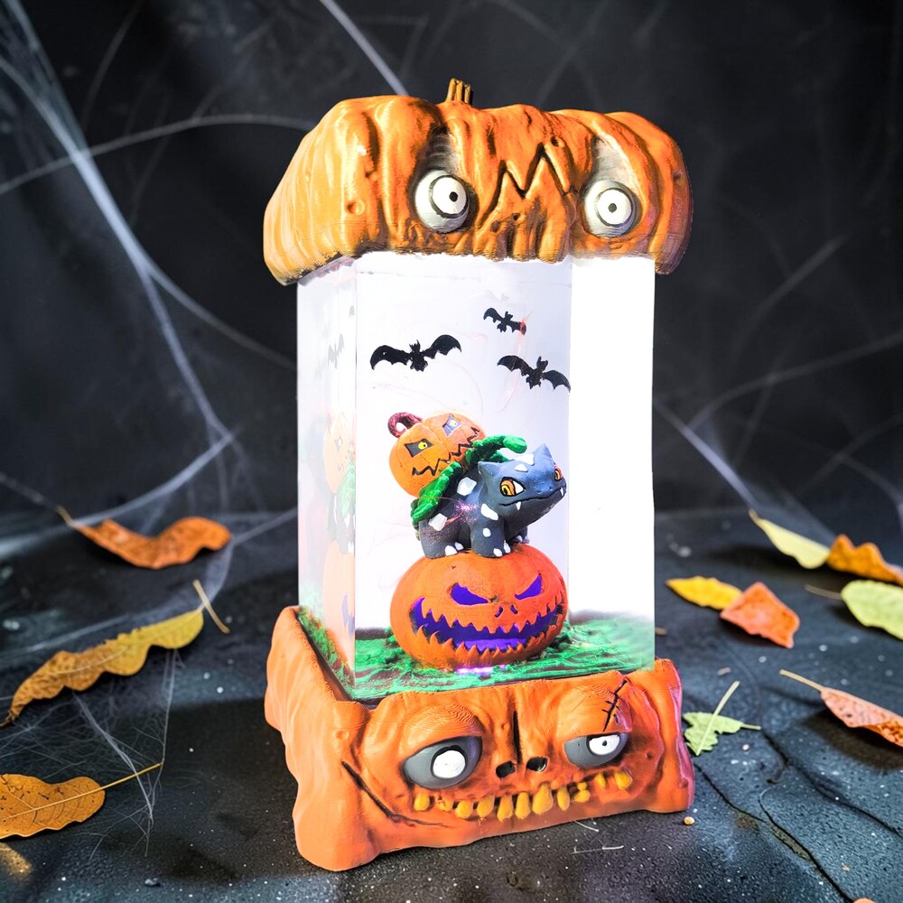 bulbasaur halloween table resin lamp