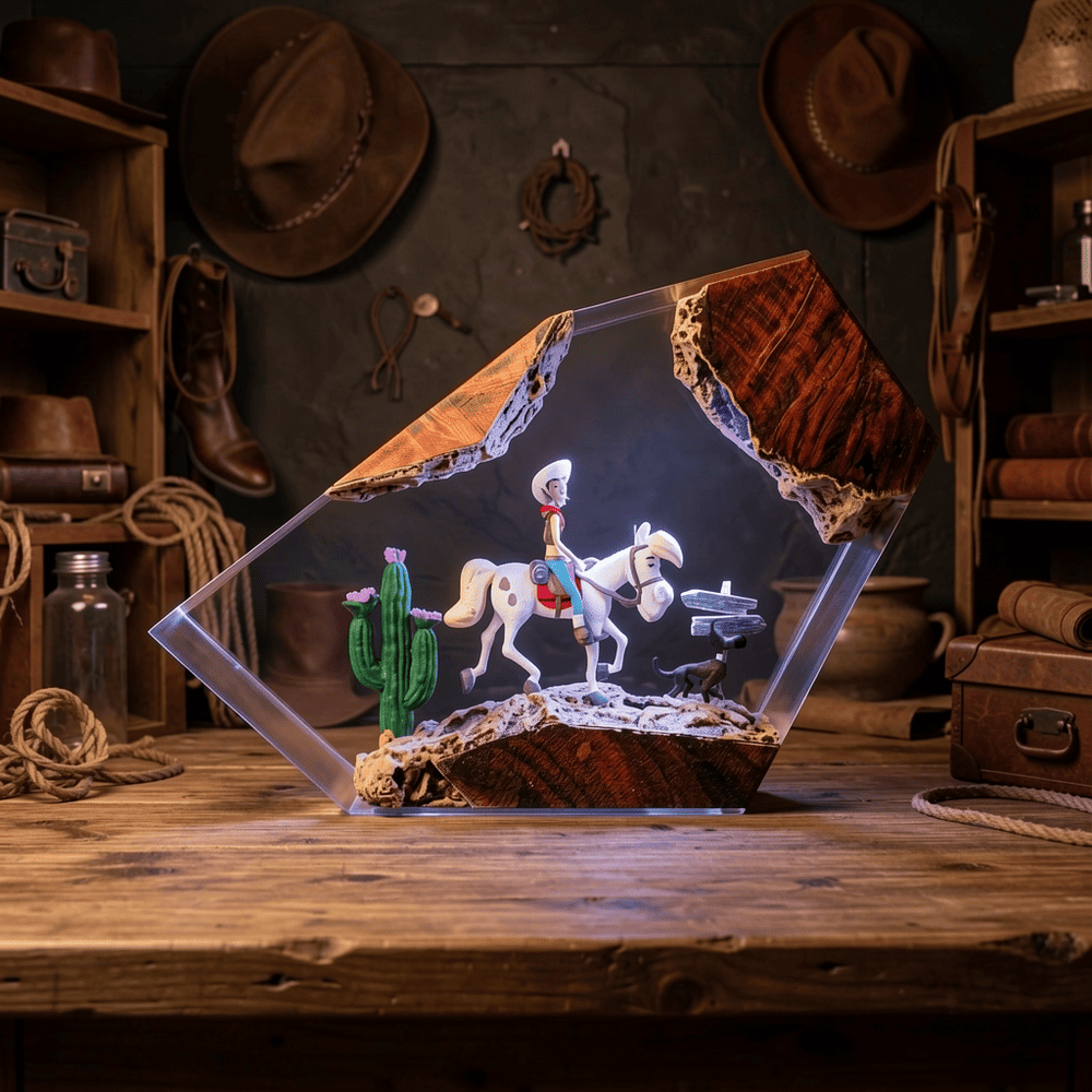 cowboy night light