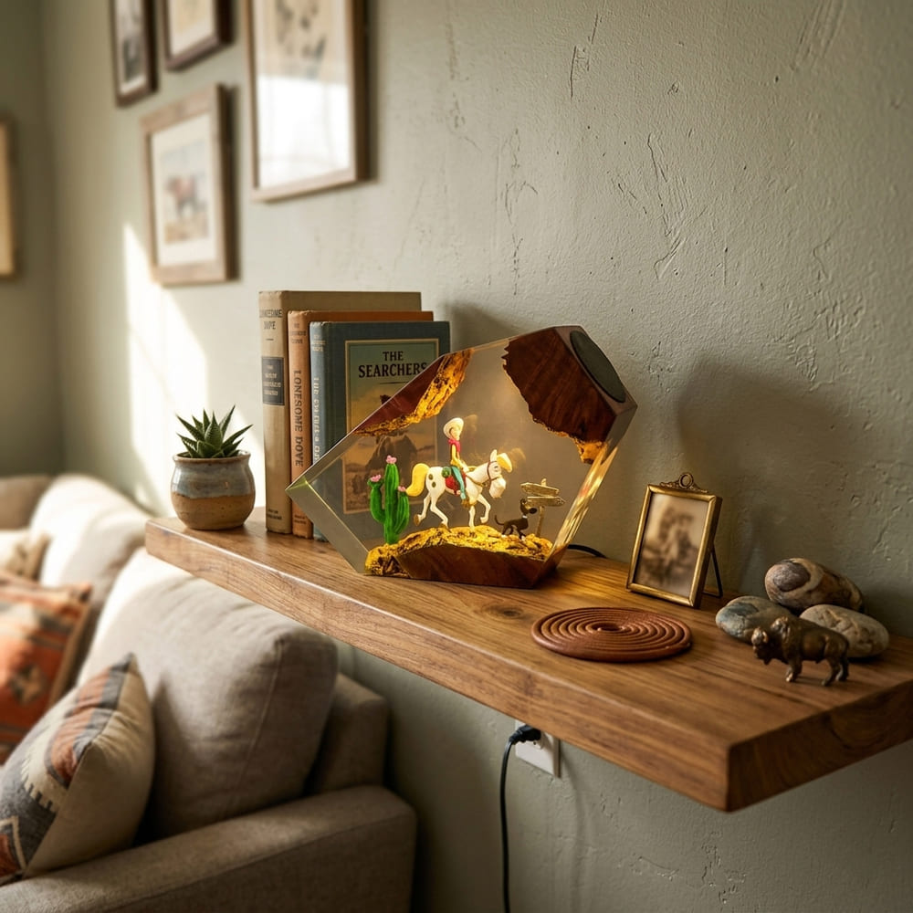 cowboy table lamp
