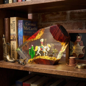 cowboy epoxy lamp