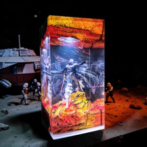 darth vader epoxy table lamp