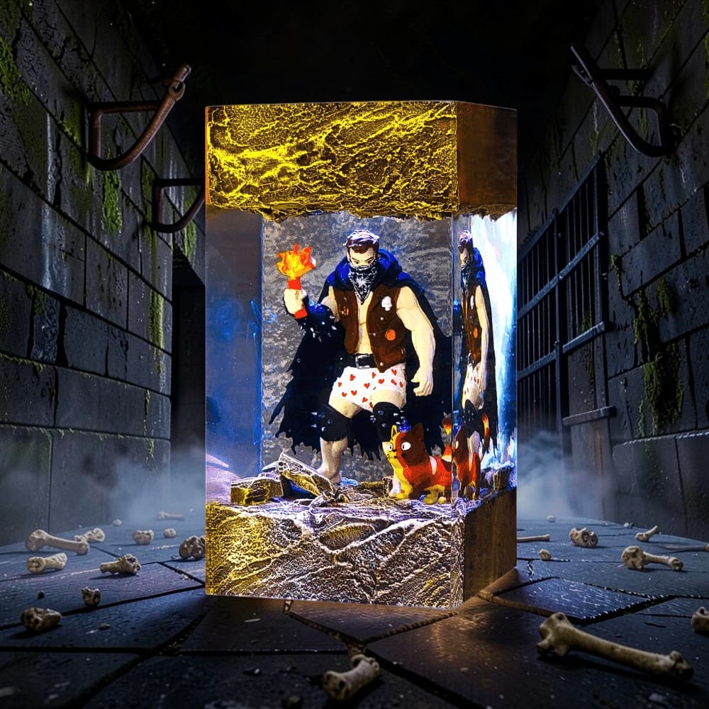 dungeon crawler carl resin lamp