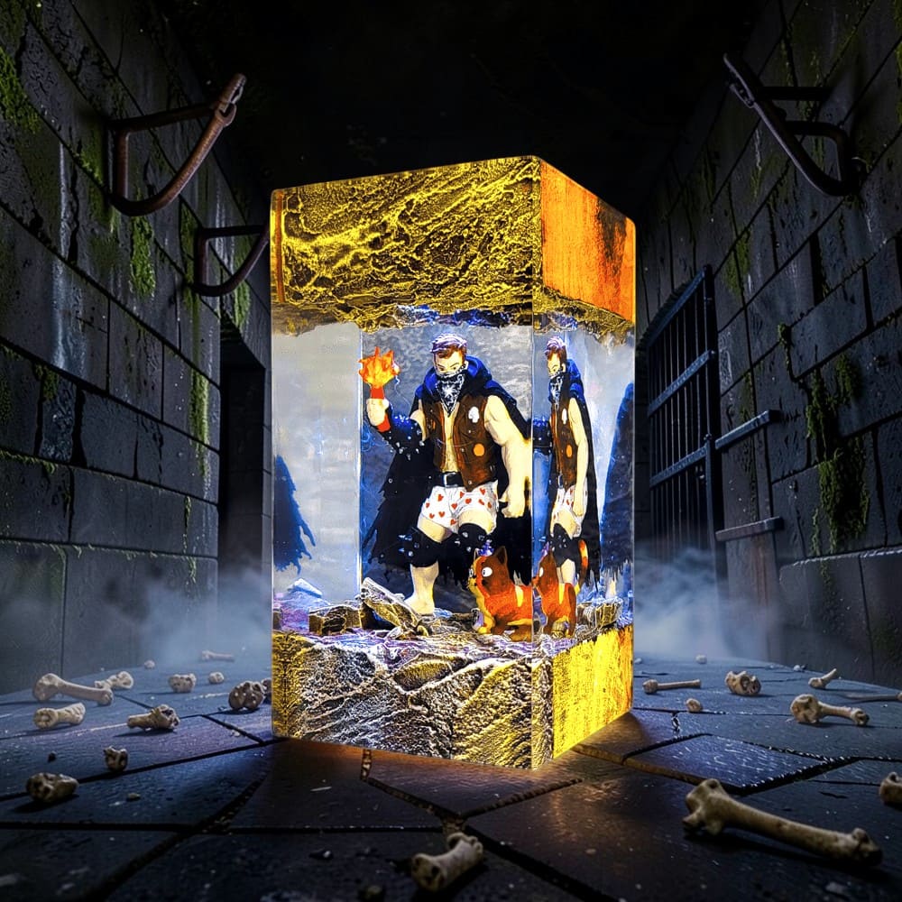 dungeon crawler carl epoxy lamp