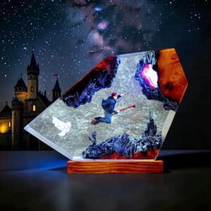 harry potter resin lamp