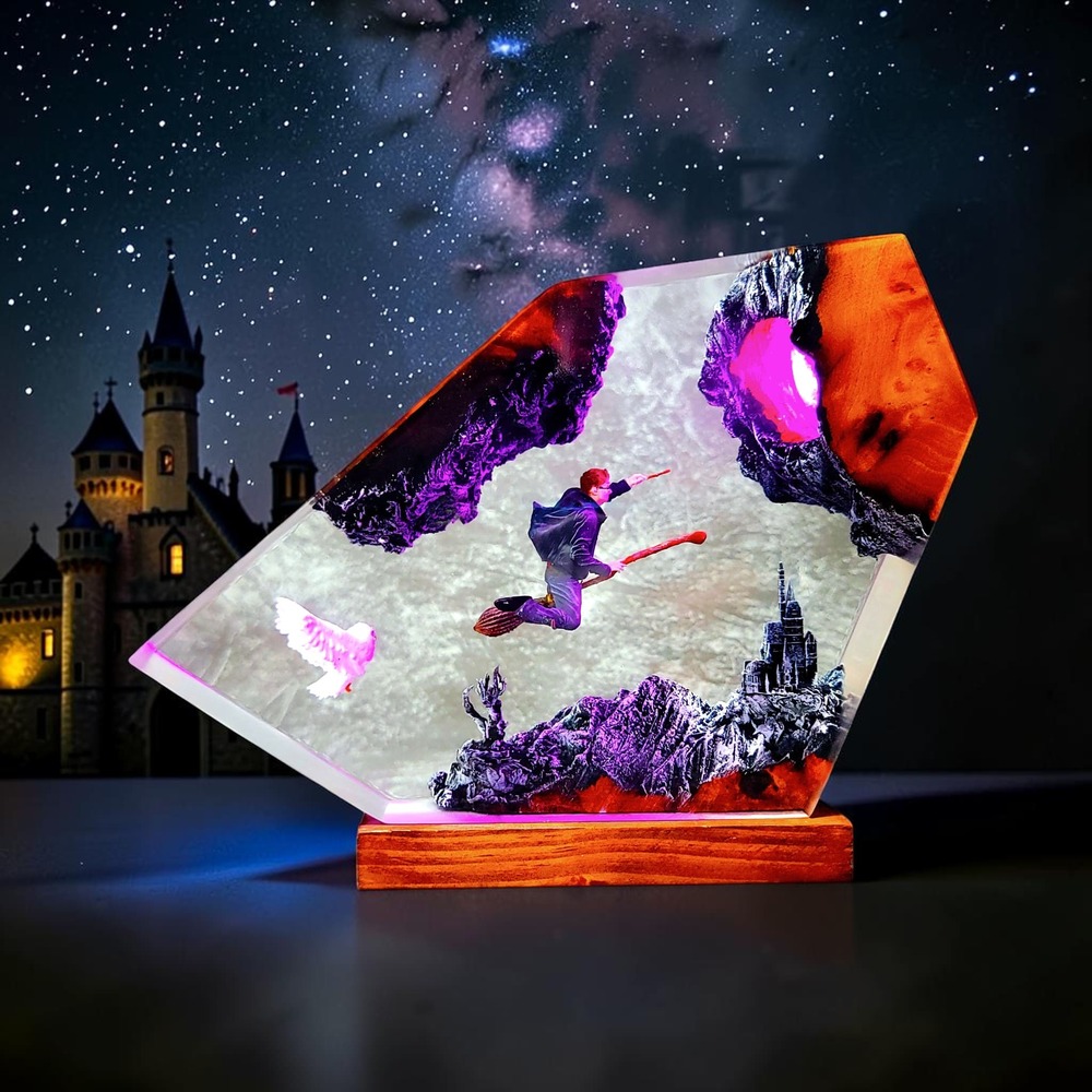 harry potter resin table lamp