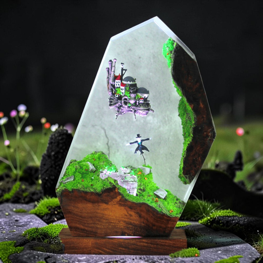 howl's moving castle lamp