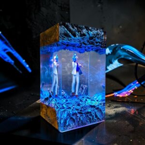 jujutsu kaisen resin lamp featuring kento nanami