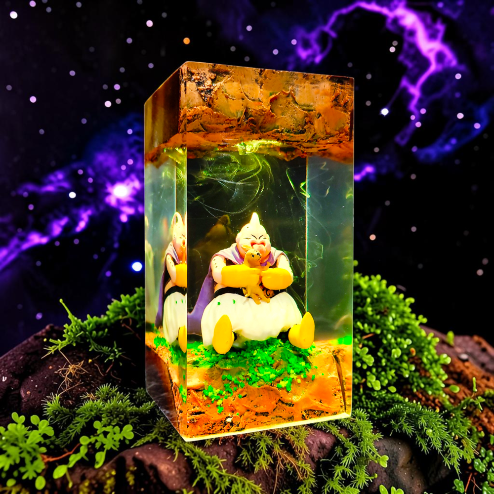 majin buu resin lamp