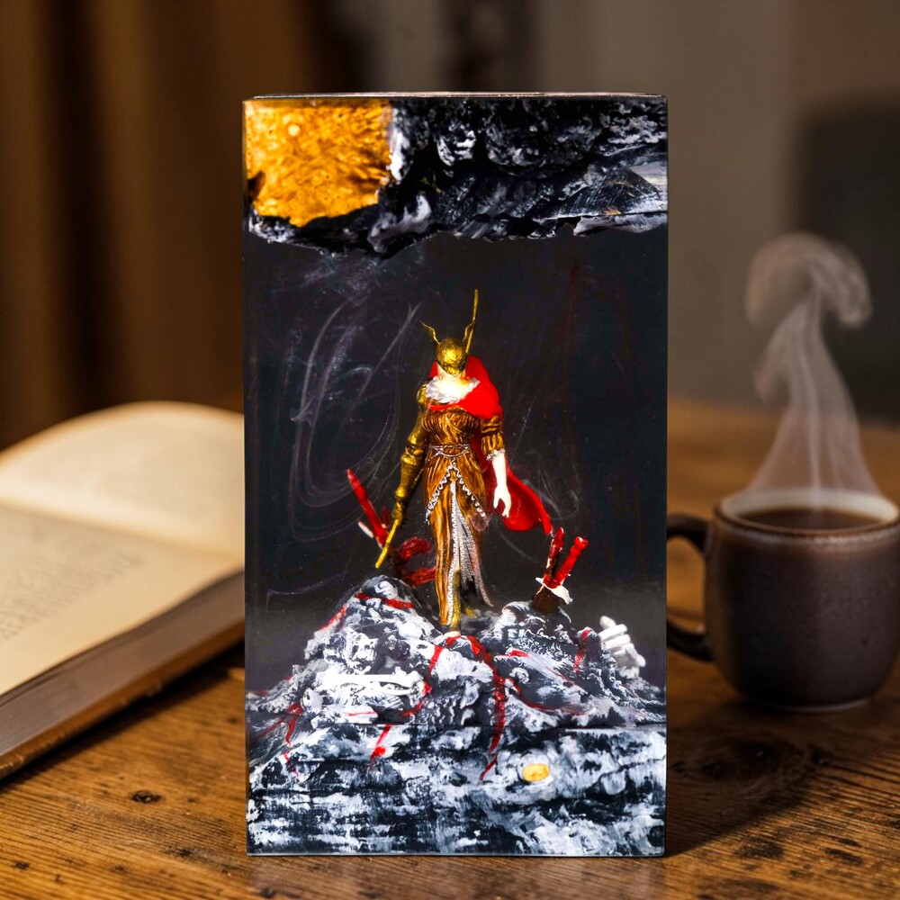 malenia elden ring epoxy lamp