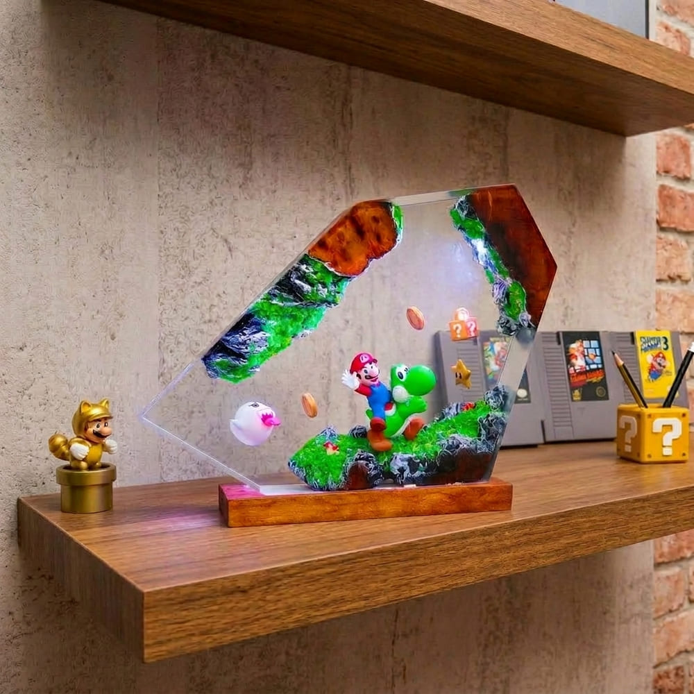 mario table lamp decor