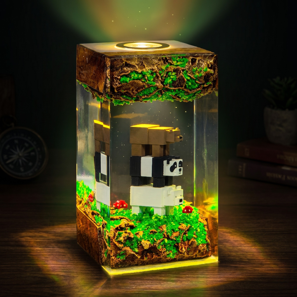 minecraft resin lamp