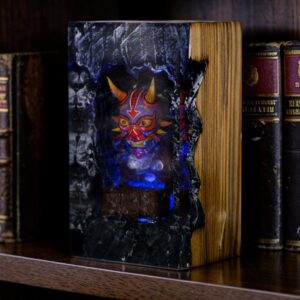 oni mask night light