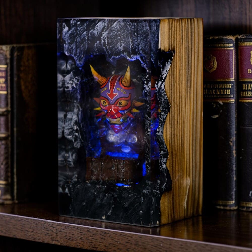 oni mask night light