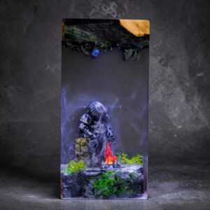 onion knight resin lamp