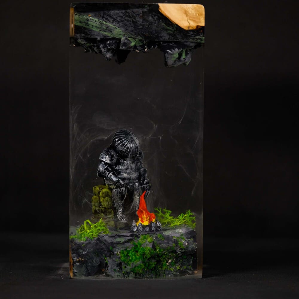 onion knight lamp black