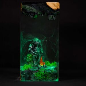 onion knight lamp green