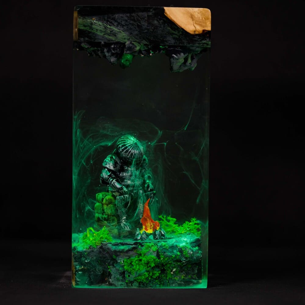 onion knight lamp green