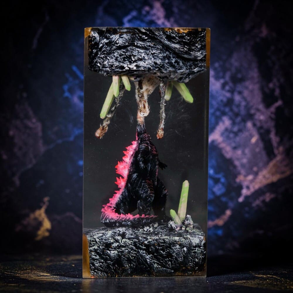 pink godzilla lamp
