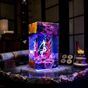 kpop demon hunters resin lamp
