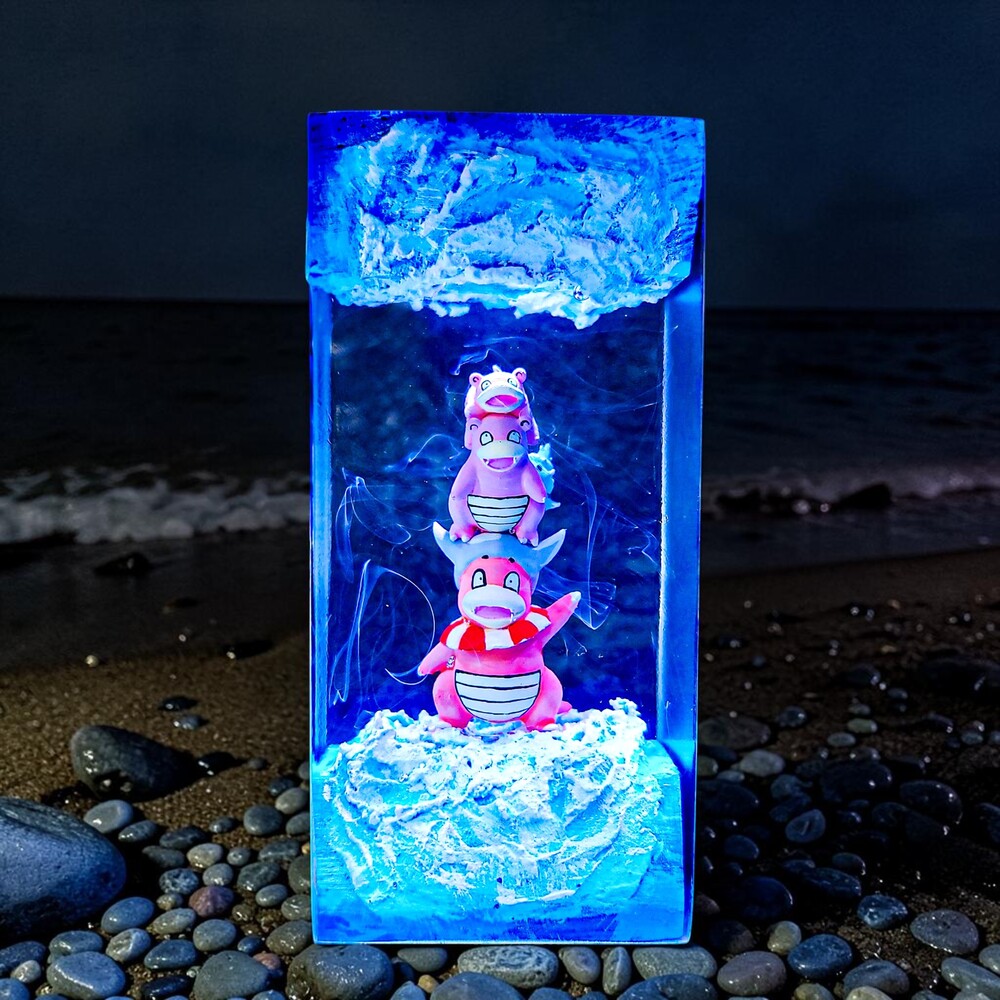 slowpoke resin lamp