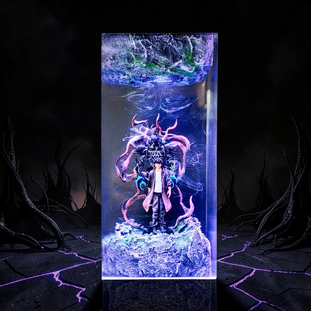 solo leveling expoxy lamp