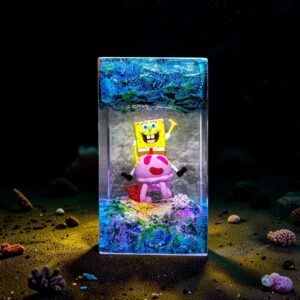 spongebob resin lamp