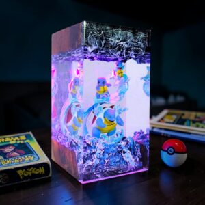 squirtle resin lamp