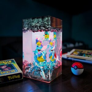 squirtle epoxy lamp