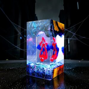 spiderman epoxy lamp